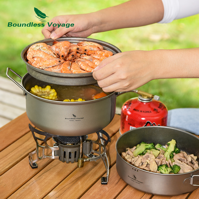 Camping Cooking Rice - Boundless Voyage – marmite à vapeur