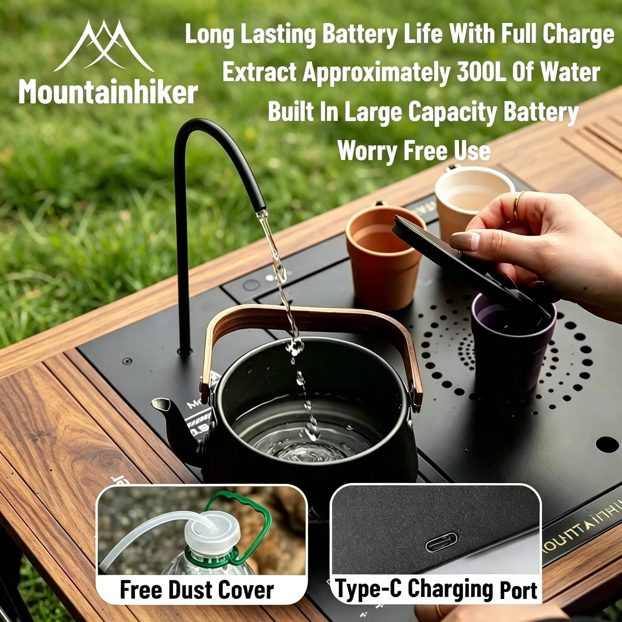 Camping Cooking Disc - Distributeur d'eau électrique IGT pour le