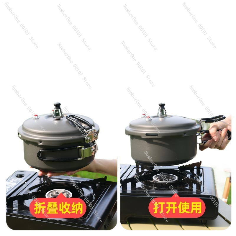 Camping Cooking Rice - Casserole à pression portable pour l'extérieur,