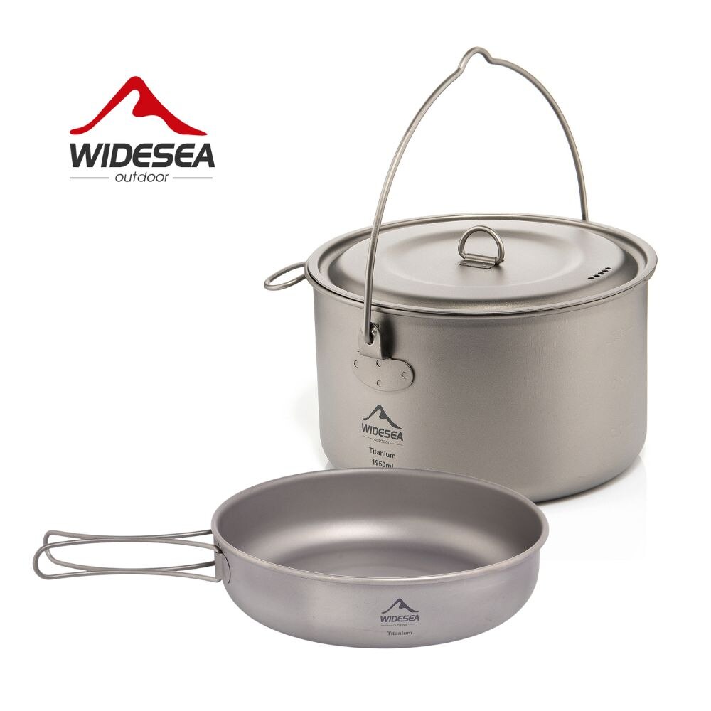 Camping Cooking Rice - ESEA-Batterie de cuisine en titane pour
