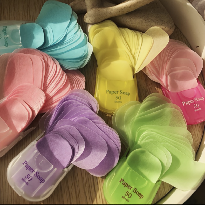 Biodegradable Soap Camp - 50 feuilles de savon portables |