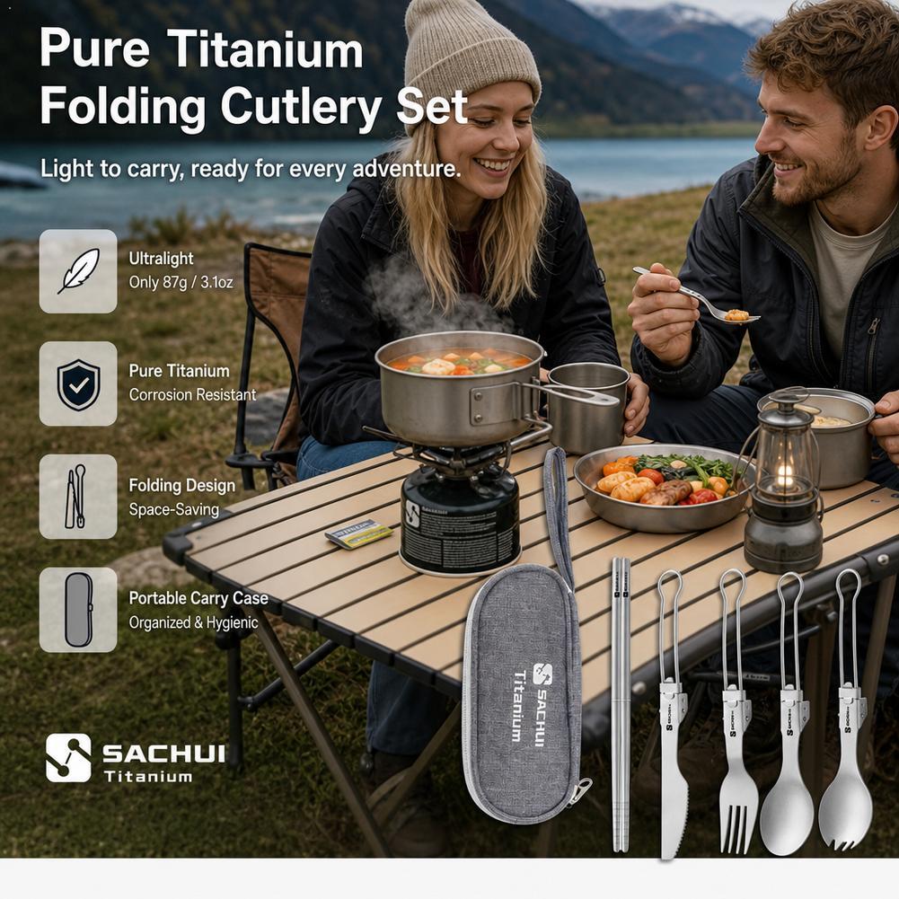 Camp Spork Set - Ensemble de couverts de camping en