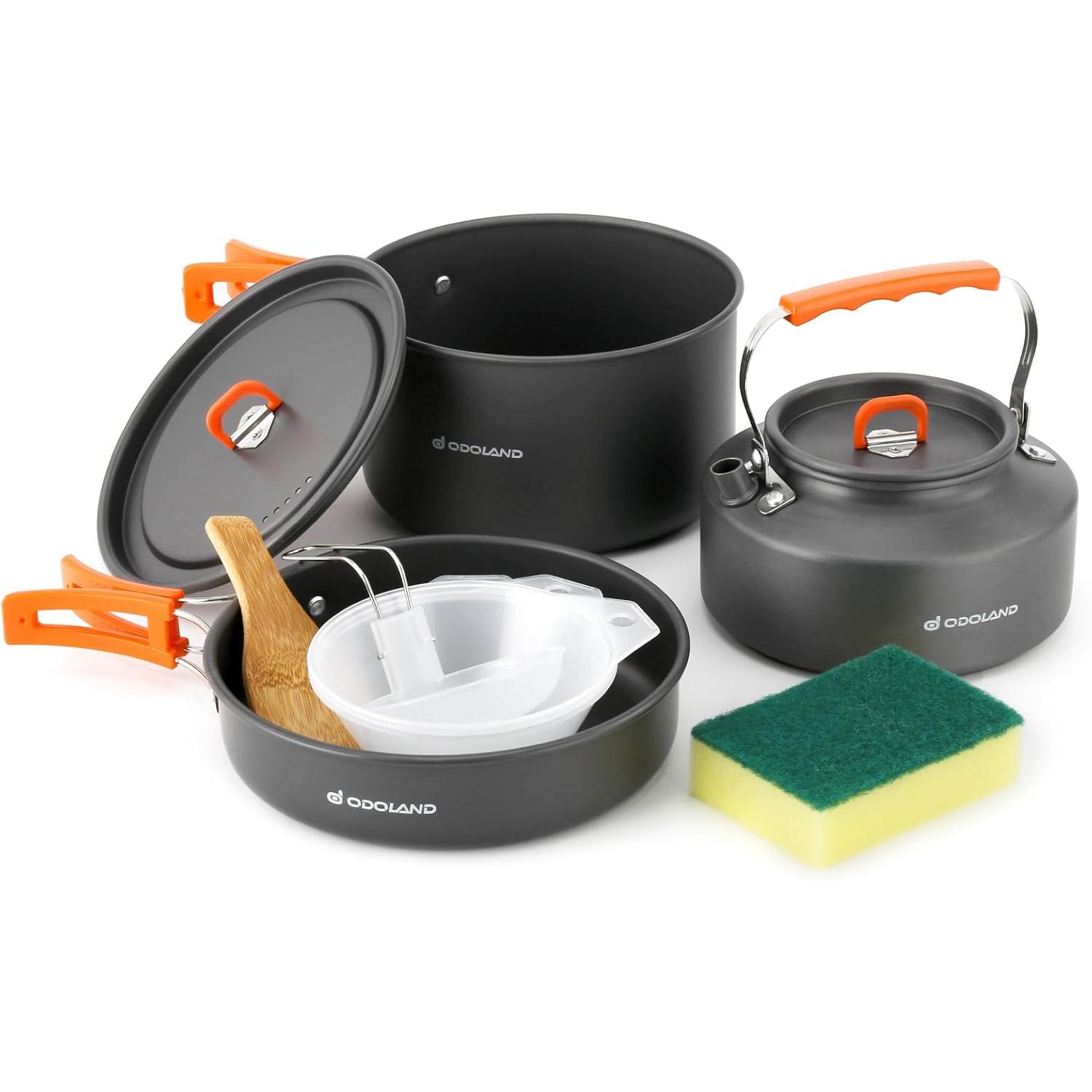 Camping Cooking Trangia - Odoland Ensemble de 10 ustensiles de