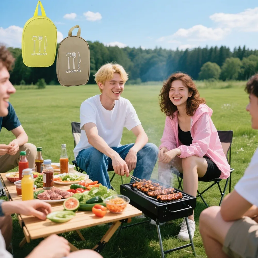 Sac de rangement pour ustensil - Camping Cooking Utensils Storage avis et prix