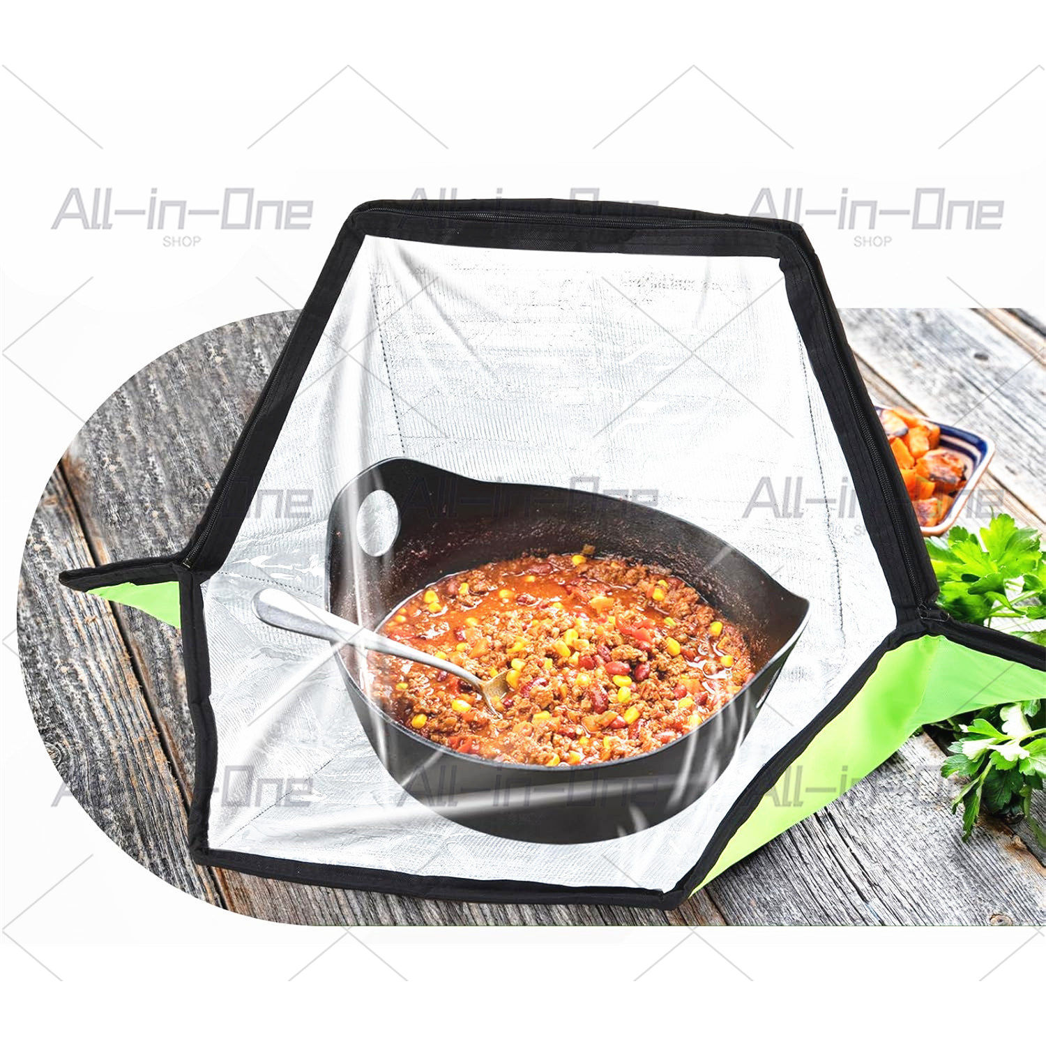 Four solaire portable, cuisini - Solar Oven Camp avis et prix