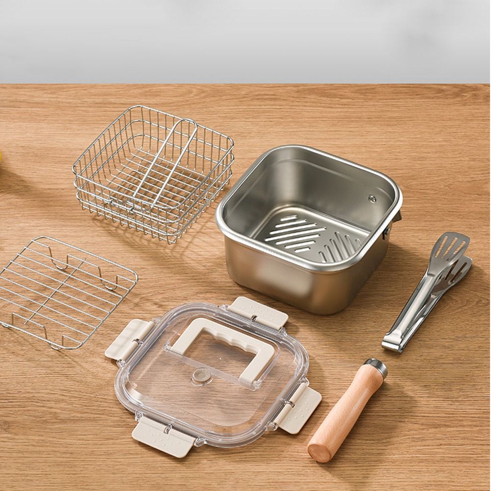 Poêle à frire Portable en acie - Camping Cooking Rice avis et prix