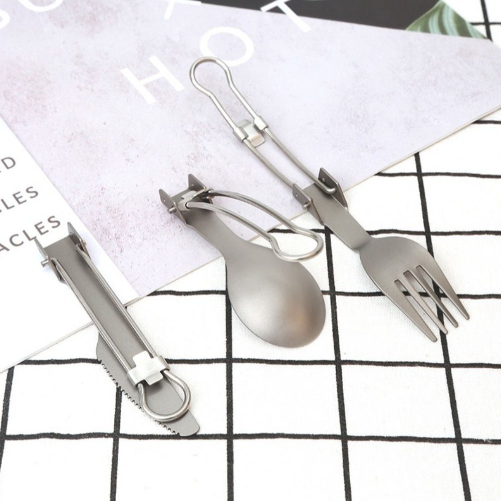 Spork pliant demi-polissage en - Camp Spork Set avis et prix