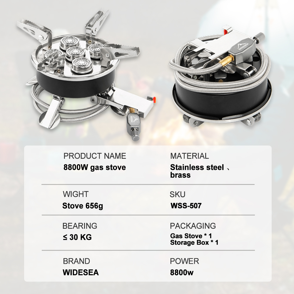Widesea Camping 5in1 cuisinièr - Camping Cooking Heater avis et prix