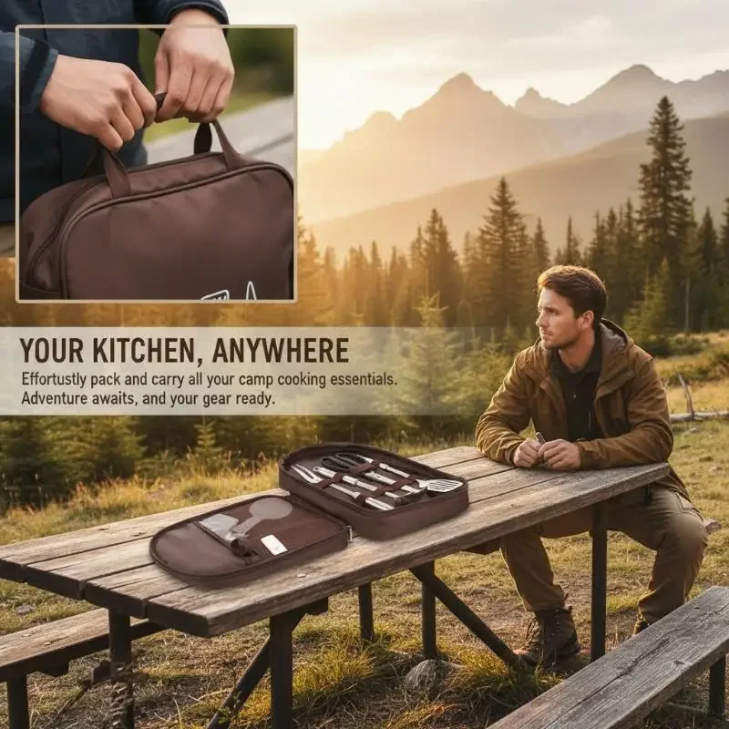 Ensemble de sacs de rangement  - Camping Cooking Utensils Storage avis et prix