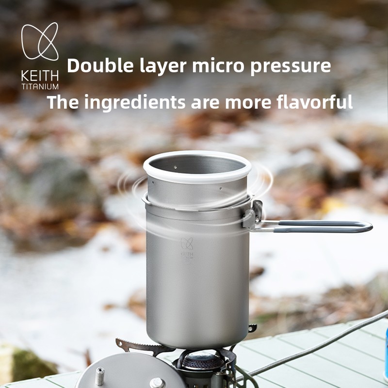 Keith Pure Titanium Autocuiseu - Camping Cooking Rice avis et prix