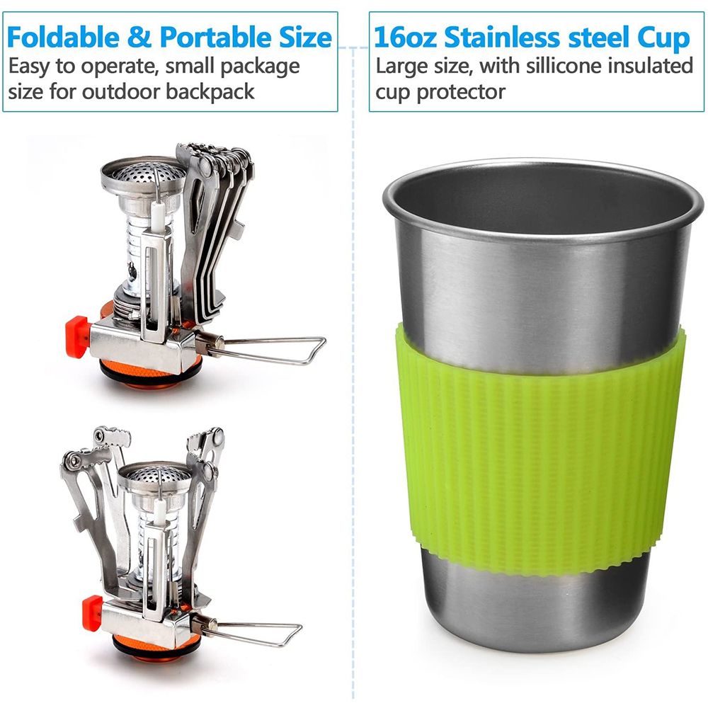 Kit d'ustensiles de cuisine de - Camping Cooking Rice avis et prix